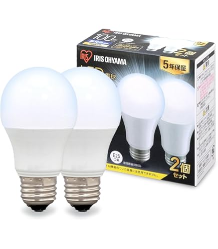 Amazon | TOSHIBA(東芝) LED電球 80W相当 全方向 昼光色 E26口金 1P